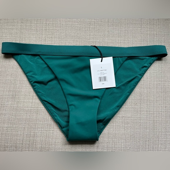 Onia Womens Leila Bottom, Green (Storm) - Picture 3 of 4